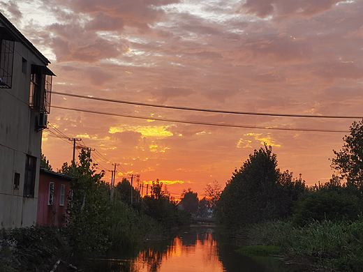 乡村晚霞（个人主页-ZNzEwNDI2NDg=） - 风光摄影 - 站酷设计师不正经的设计原创素材 - 站酷ZCOOL