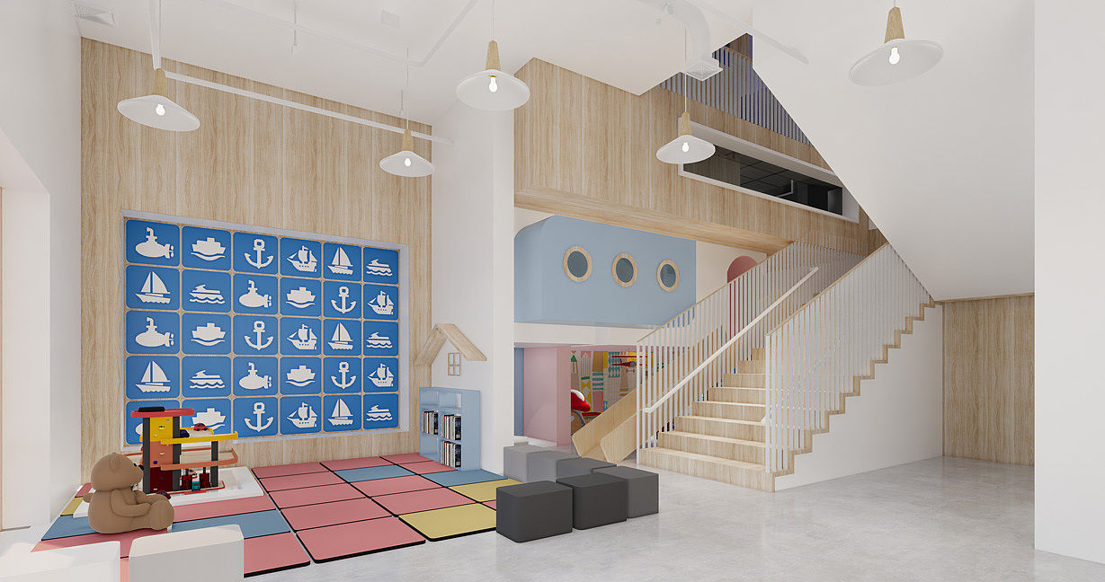 长沙幼儿园装修设计__明德教育幼儿园