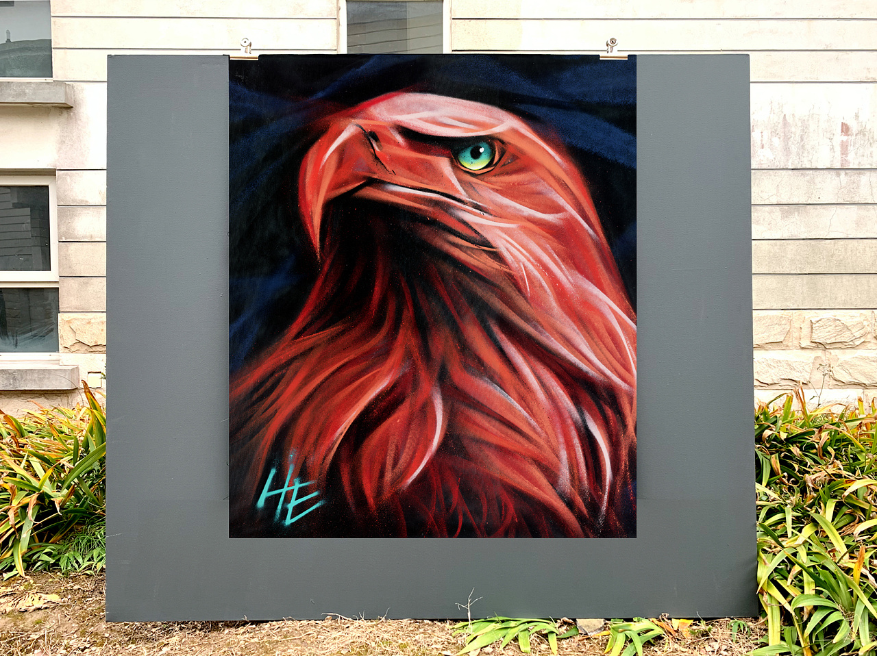 涂鸦《红鹰》—— 热烈而又奔放! - 原创作品 - 站酷(zcool)