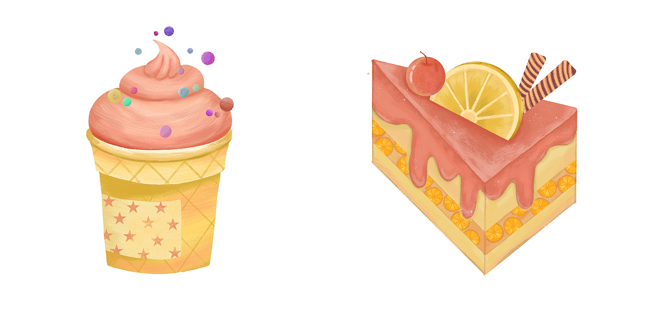 手绘插画练习（图ZMjY5NjkxODAw） - 创作习作 - 站酷设计师瘦不由己原创素材 - 站酷ZCOOL