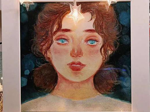 【油畫棒】圓臉女孩（個人主頁-ZNDcxMTg3MTI=） - 繪畫 - 站酷設(shè)計師Palette潘Sir原創(chuàng)素材 - 站酷ZCOOL