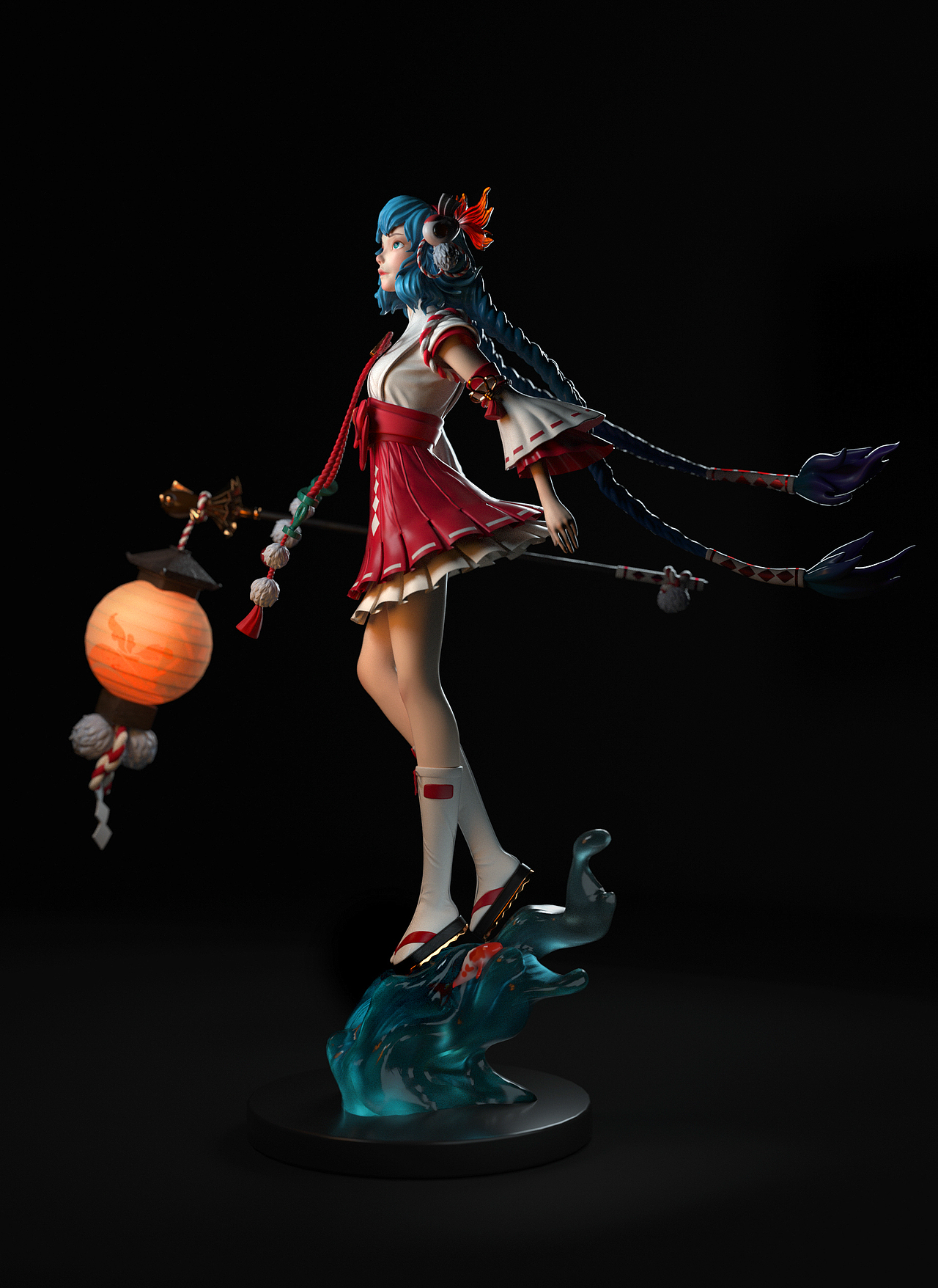 王者荣耀周年庆纪念手办