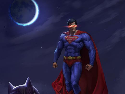 超人大戰(zhàn)黑豹（個人主頁-ZNDE0NzY1ODQ=） - 藝術(shù)插畫 - 站酷設(shè)計師小七夜晨原創(chuàng)素材 - 站酷ZCOOL