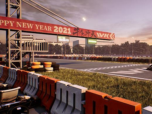 UE4速写 武汉WSK卡丁车赛道