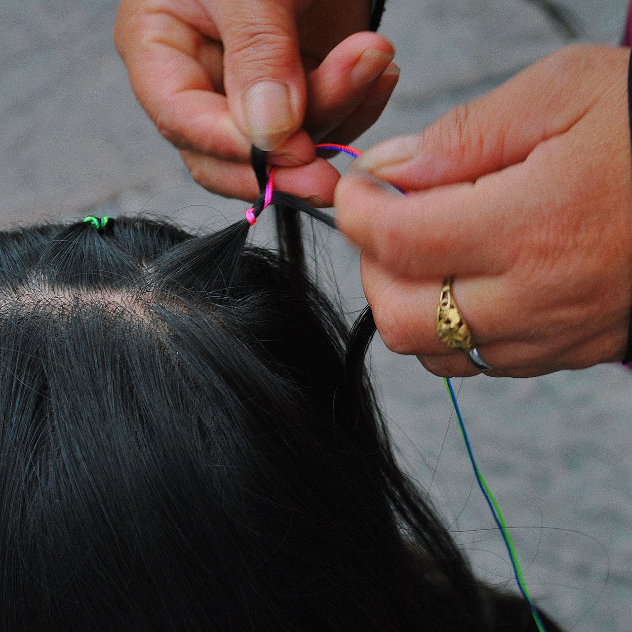 凤凰古城的老人