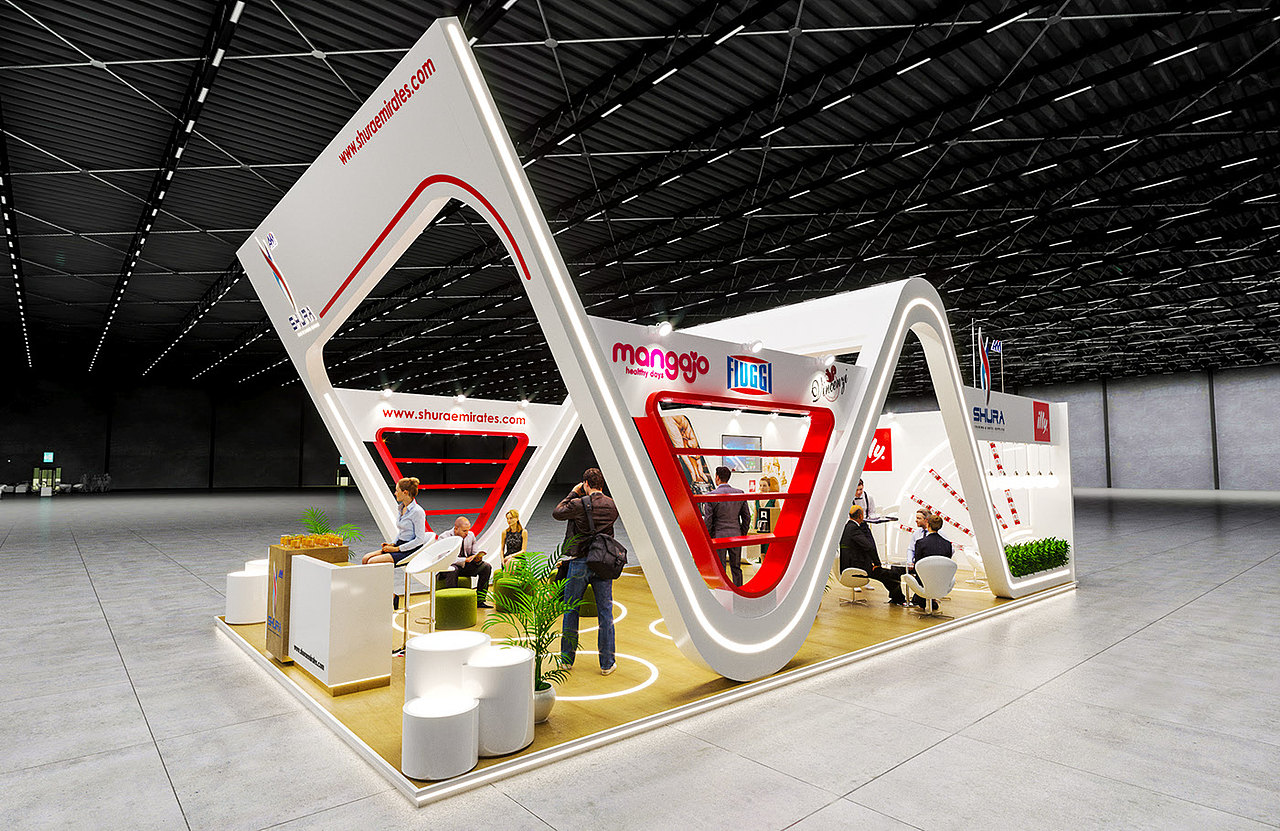 3d效果图设计展会设计