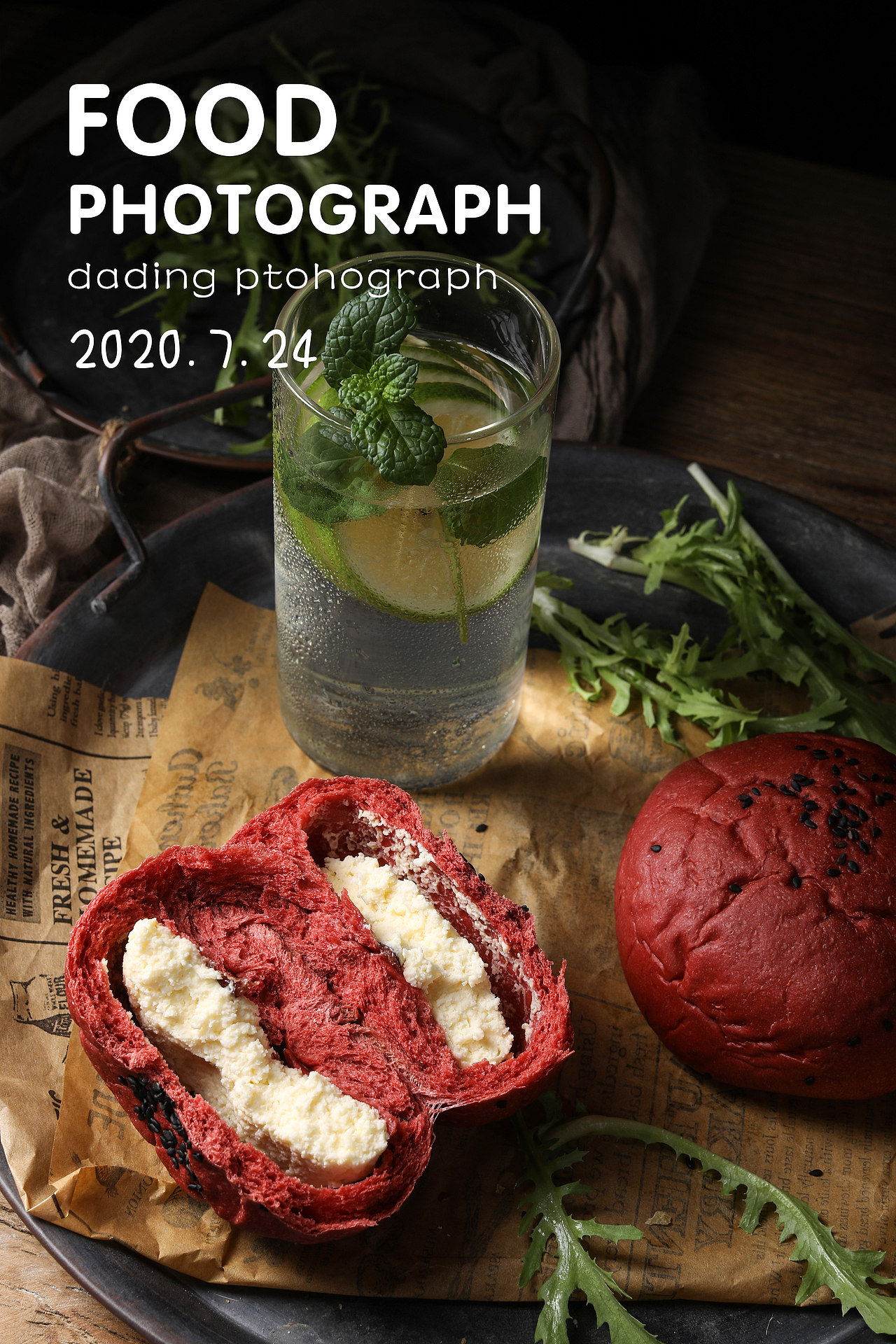 面包摄影-美食摄影暗调-大腚视觉