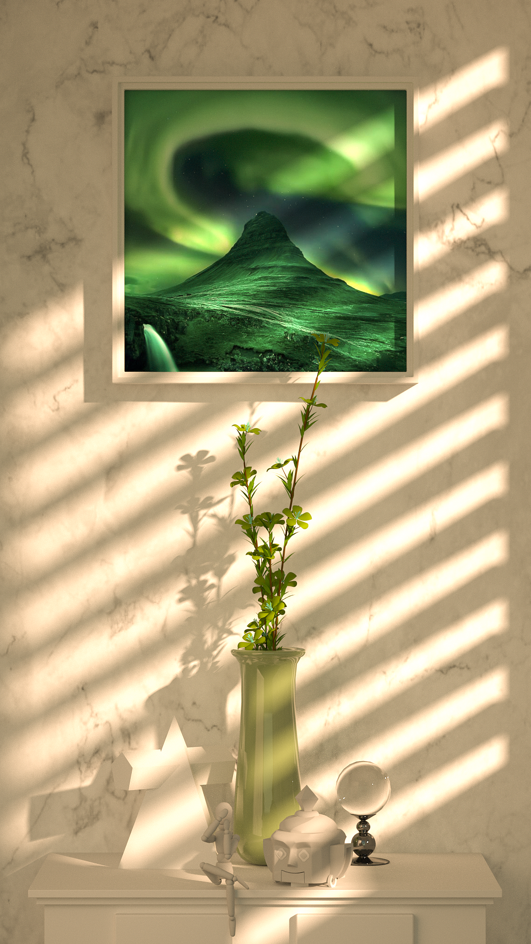 c4d-室内光线动画