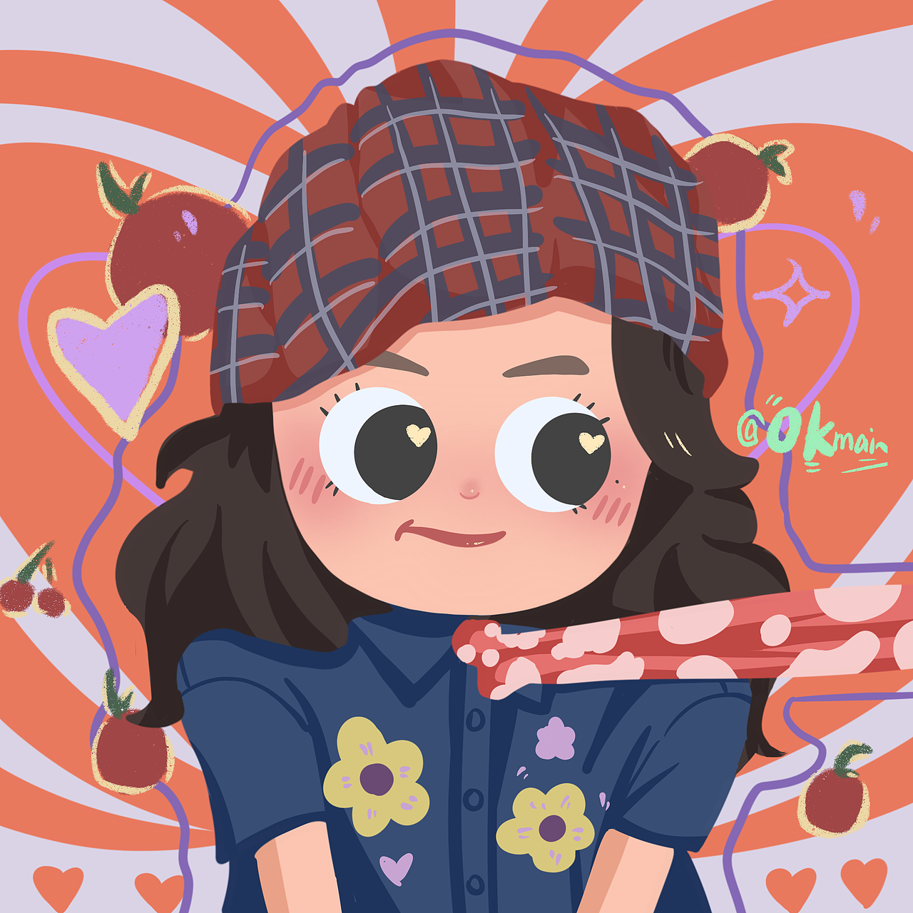 可爱萌系大头接稿