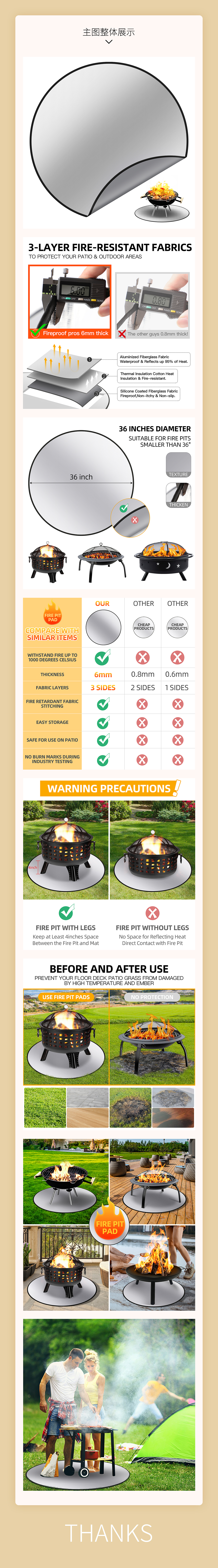 亚马逊主图-火坑垫（图ZMjcyMjA5ODk2） - 电商 - 站酷设计师亚马逊视觉设计原创素材 - 站酷ZCOOL