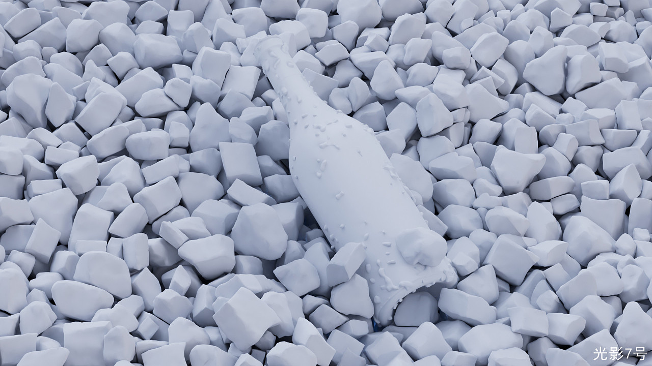 c4d 冰块,玻璃质感oc渲染器渲染|三维|产品|光影7号阿运 - 原创作品