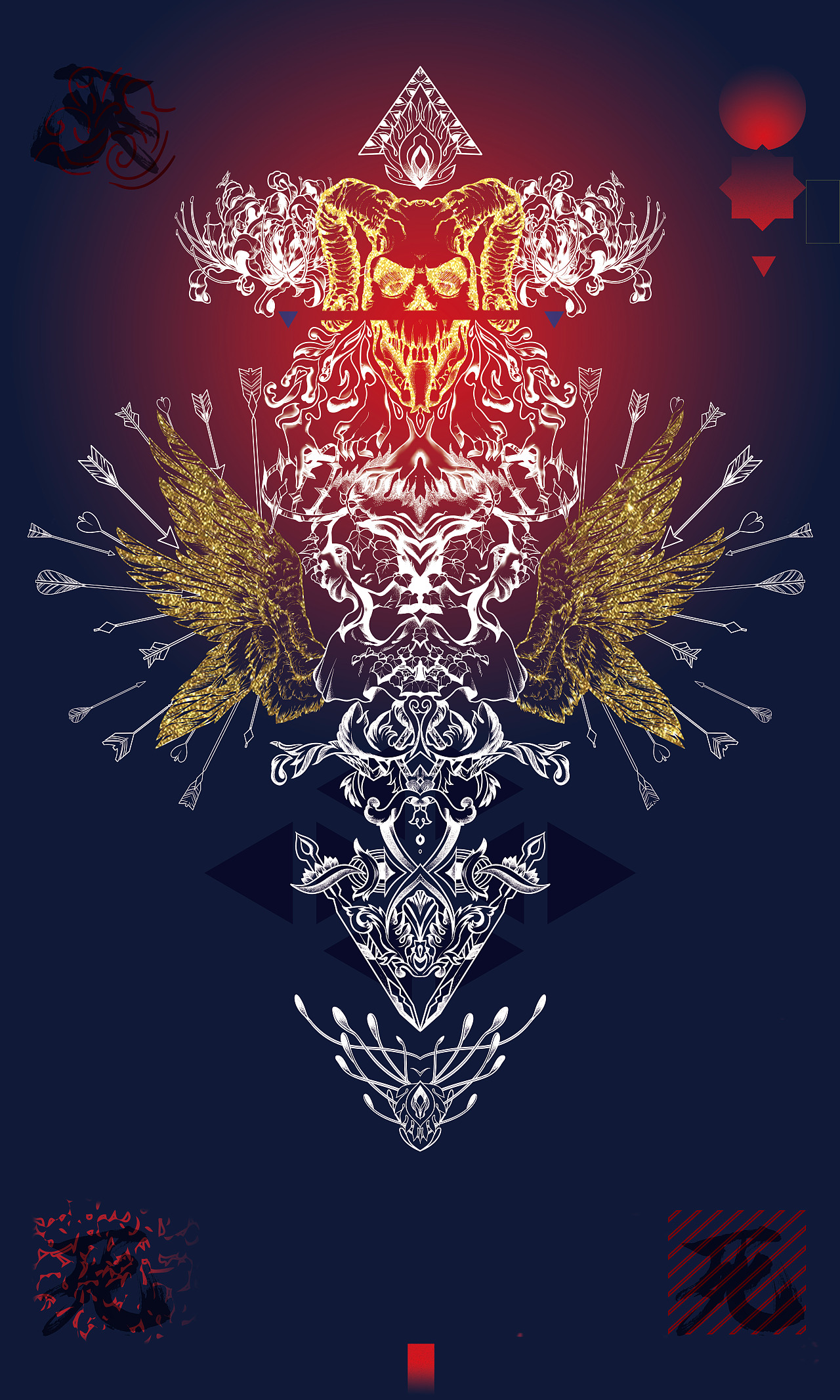 《生老病死》插画集(图ZMTY0NTE4NzYw) - 艺术插画 - 站酷设计师鹤杨原创素材 - 站酷ZCOOL