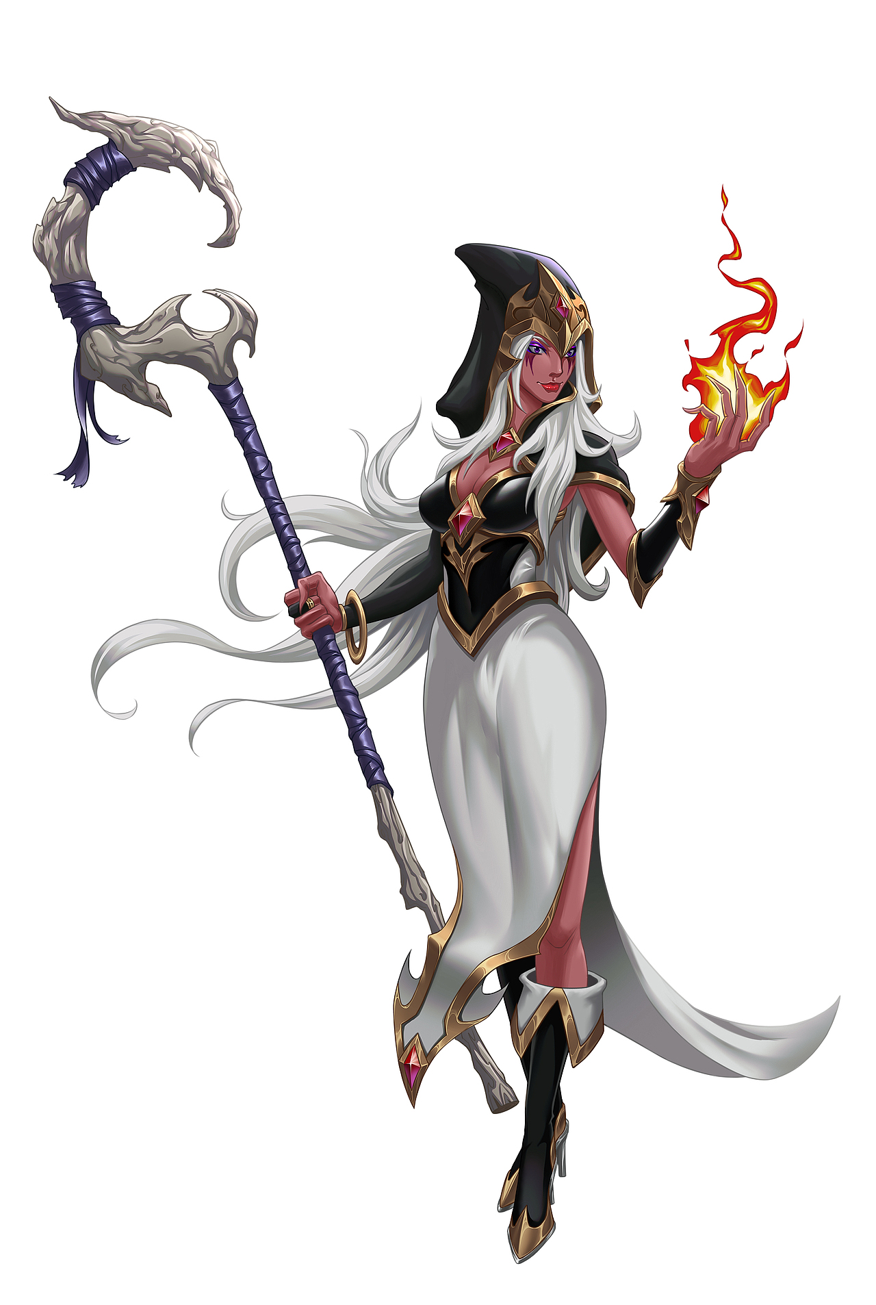 魔女|插画|游戏原画|阿修森罗_原创作品-站酷zcool