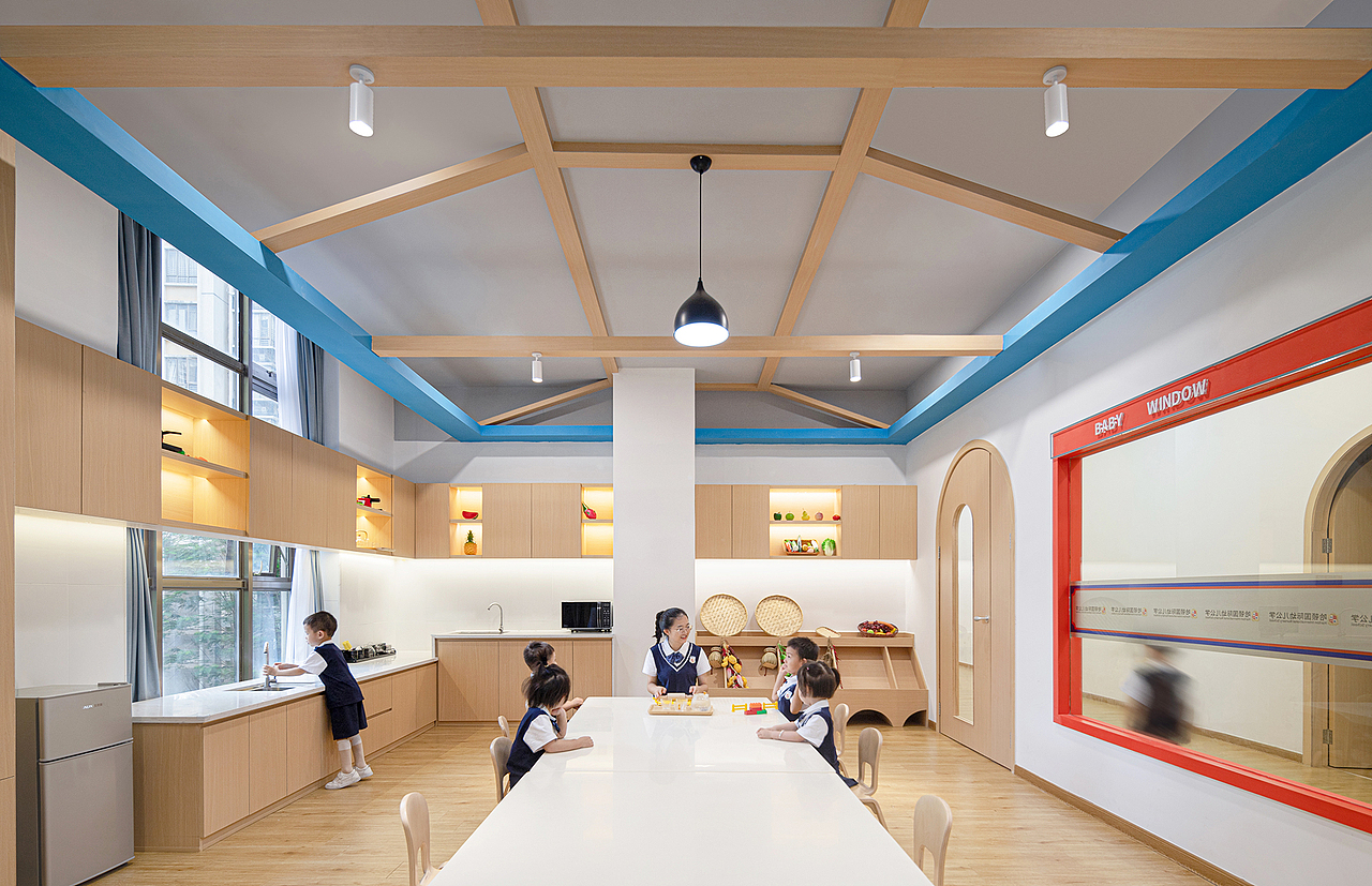 GaceDesign丨蒙台梭利儿童之家丨哈顿国际幼儿公学（图ZMjY2MDA3Mzg0） - 其他空间 - 站酷设计师GaceDesign原创素材 - 站酷ZCOOL