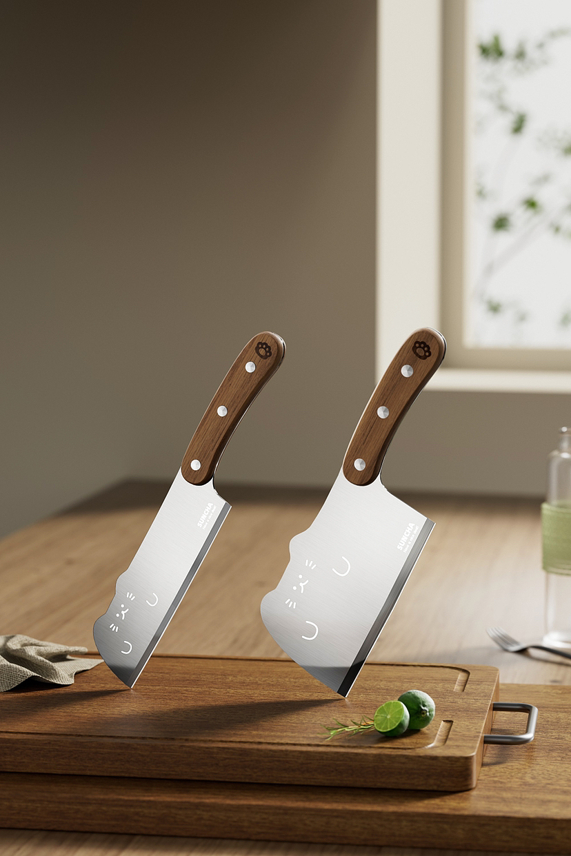 双枪近期不锈钢产品半硬光渲染组合