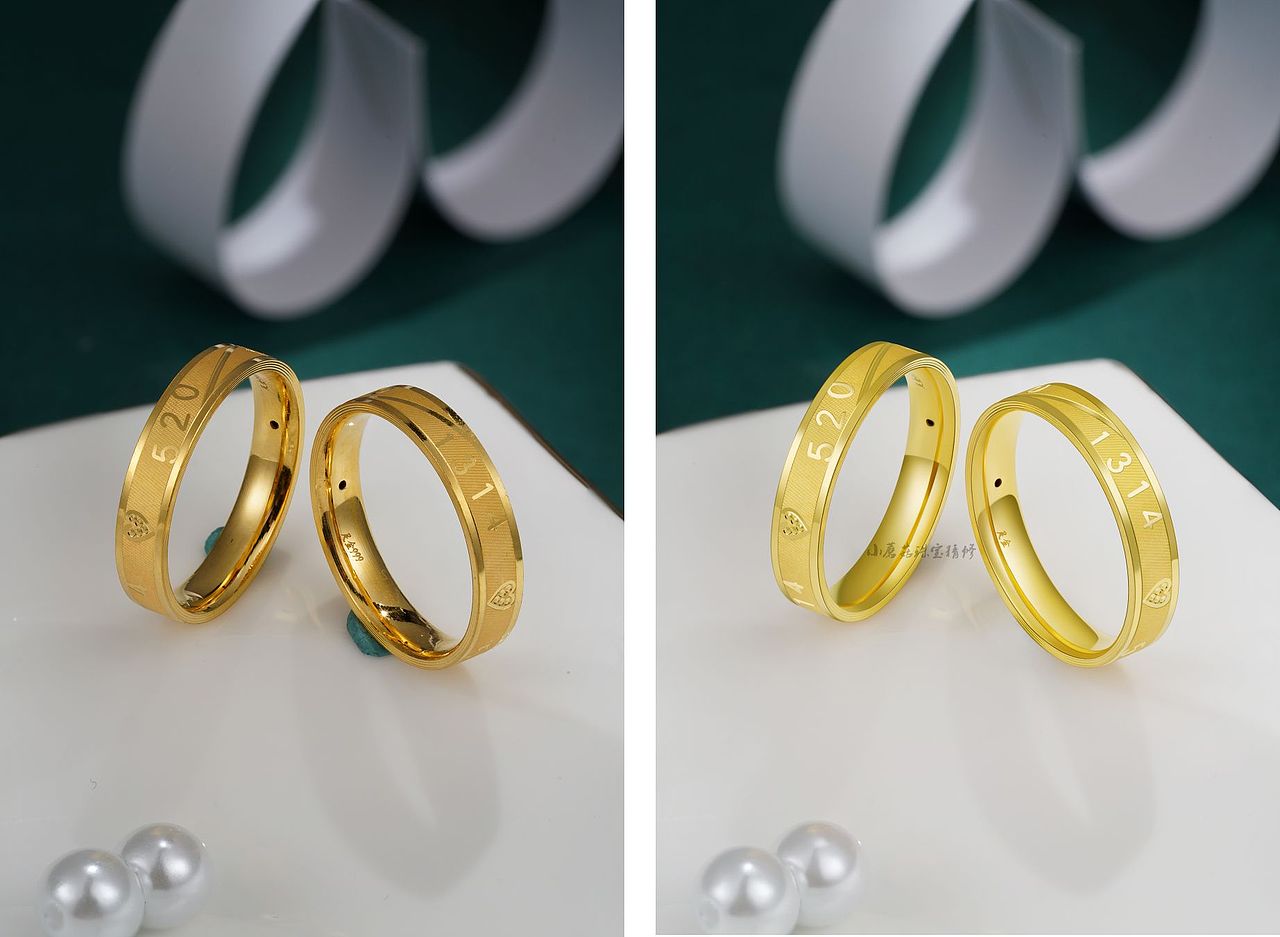 黄金首饰电商产品精修