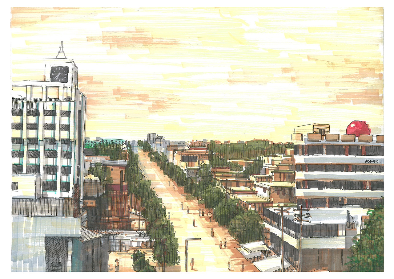 插画 老池州系列