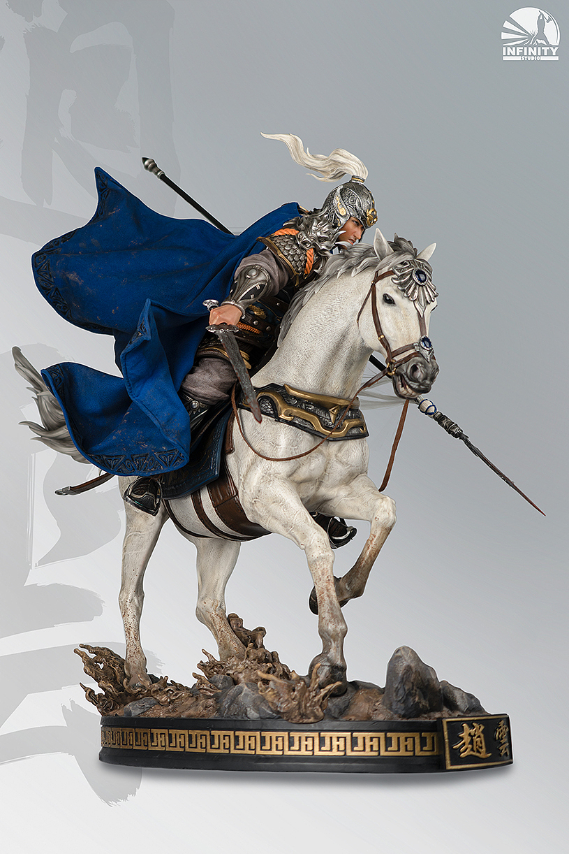 【开天三国五虎系列·1/4骠骑赵云雕像】（图ZMjI3NDM3MDE2） - 手办/模玩 - 站酷设计师开天工作室原创素材 - 站酷ZCOOL