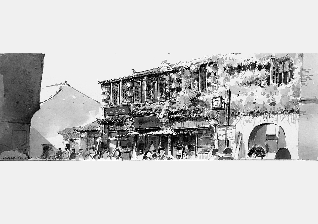 钢笔淡墨-苏州记录