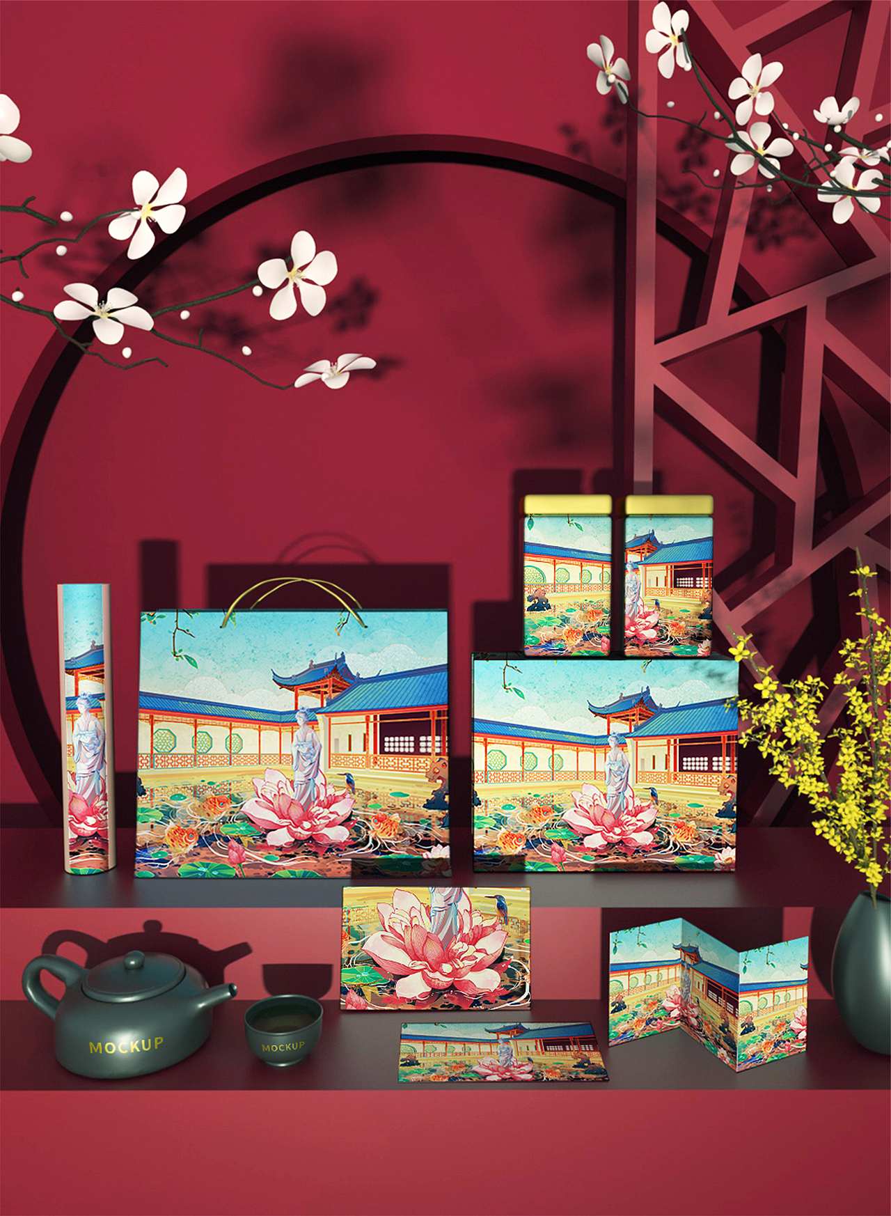 梦回金陵｜南京四景（图ZMjI5NDk0MDgw） - 商业插画 - 站酷设计师插画师远妄原创素材 - 站酷ZCOOL