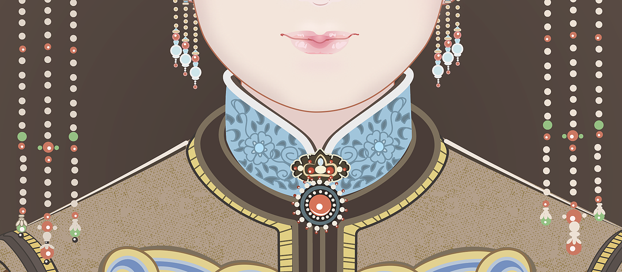 用illustrator画工笔人物（贾元春）（图ZMjY4ODIzMTI4） - 创作习作 - 站酷设计师刘a呆原创素材 - 站酷ZCOOL