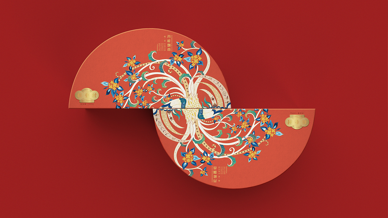 瑞兽(稻香村中秋高端礼盒包装设计)