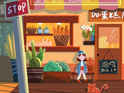 《等待》（个人主页-ZNTYwNzY3NTI=） - 商业插画 - 站酷设计师梅子酱zj原创素材 - 站酷ZCOOL