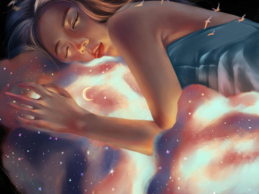 枕在星河上的女孩