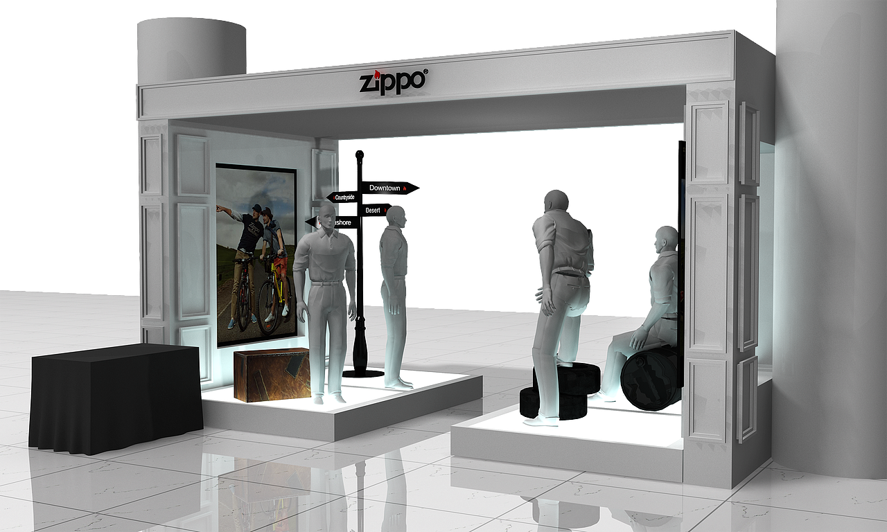 zippo店装（图ZNDM5MDY3OTY=） - 展陈设计 - 站酷设计师xiao安仔原创素材 - 站酷ZCOOL