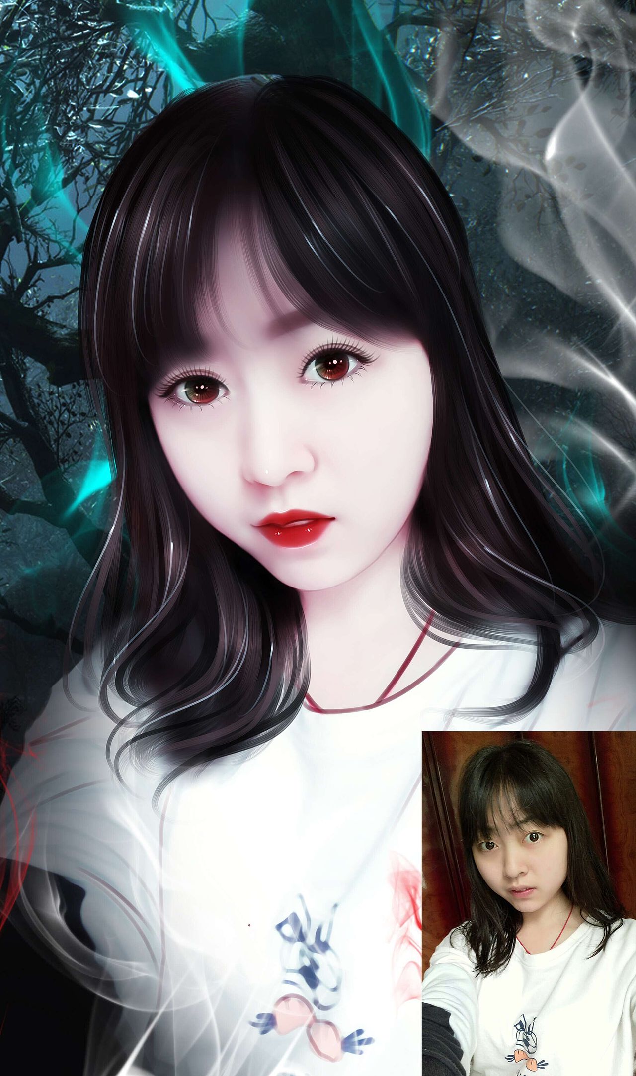 照片转手绘/手绘头像/人物肖像/cg插画/q版头像/微信头像（图ZNjE3MjM4OTI=） - 单幅漫画 - 站酷设计师朴先生手绘工作室原创素材 - 站酷ZCOOL