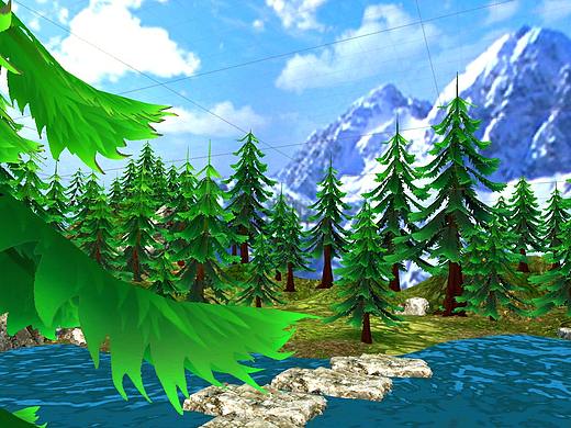 VR创作 虚拟现实-海岛丛林