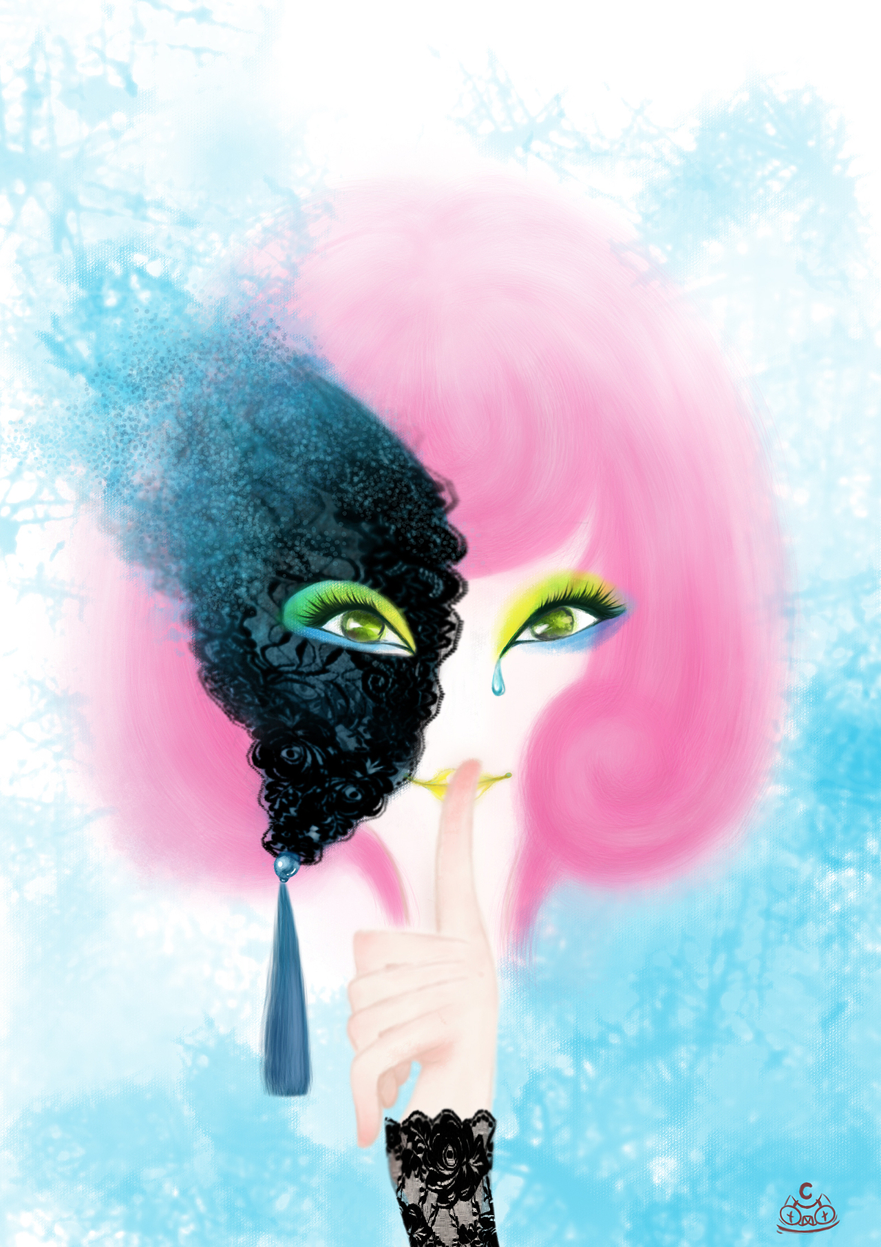 姑娘来自何方？（图ZMjc3OTAyMA==） - 创作习作 - 站酷设计师LISCAT原创素材 - 站酷ZCOOL