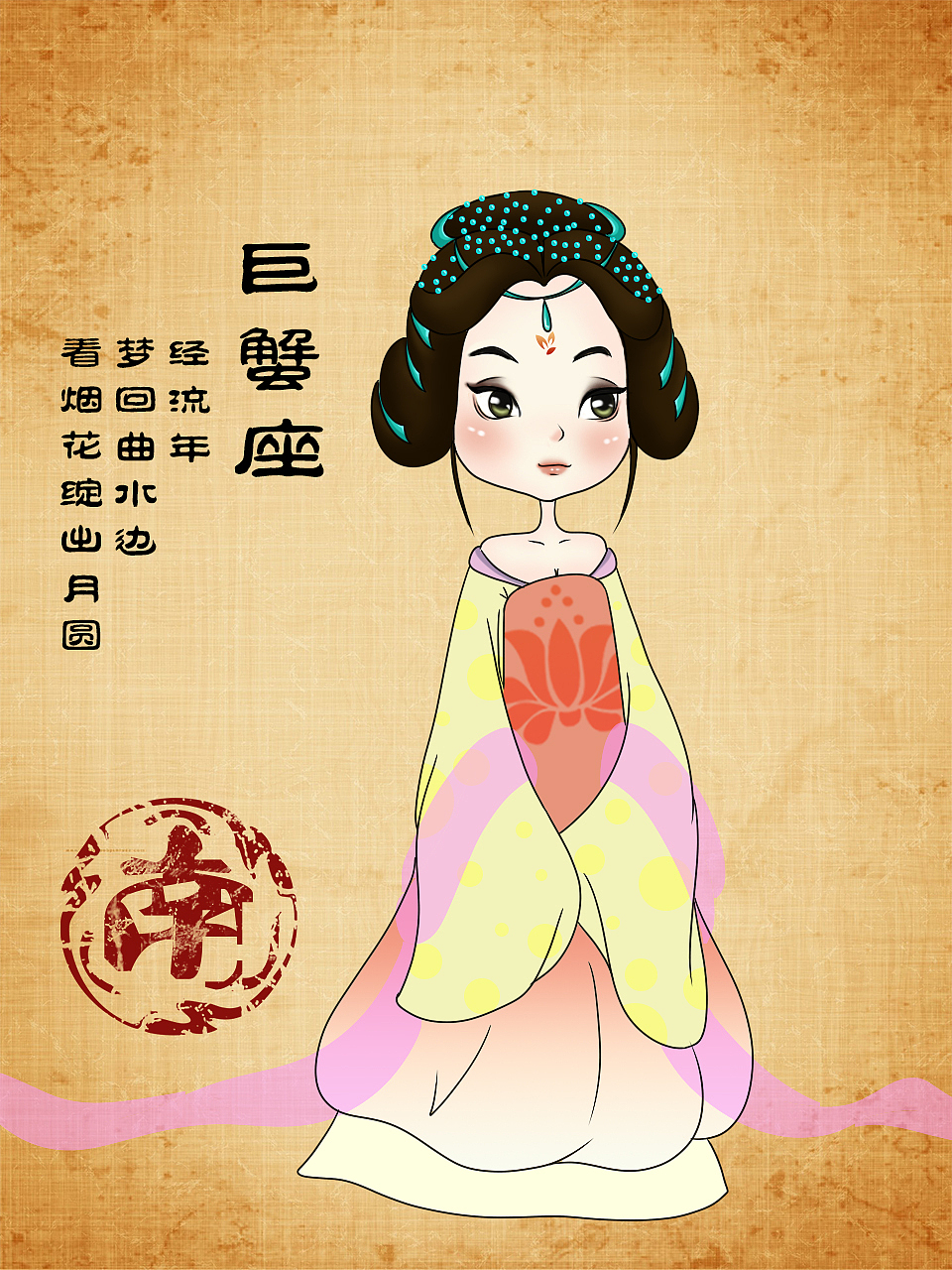 12星座古装q版女孩