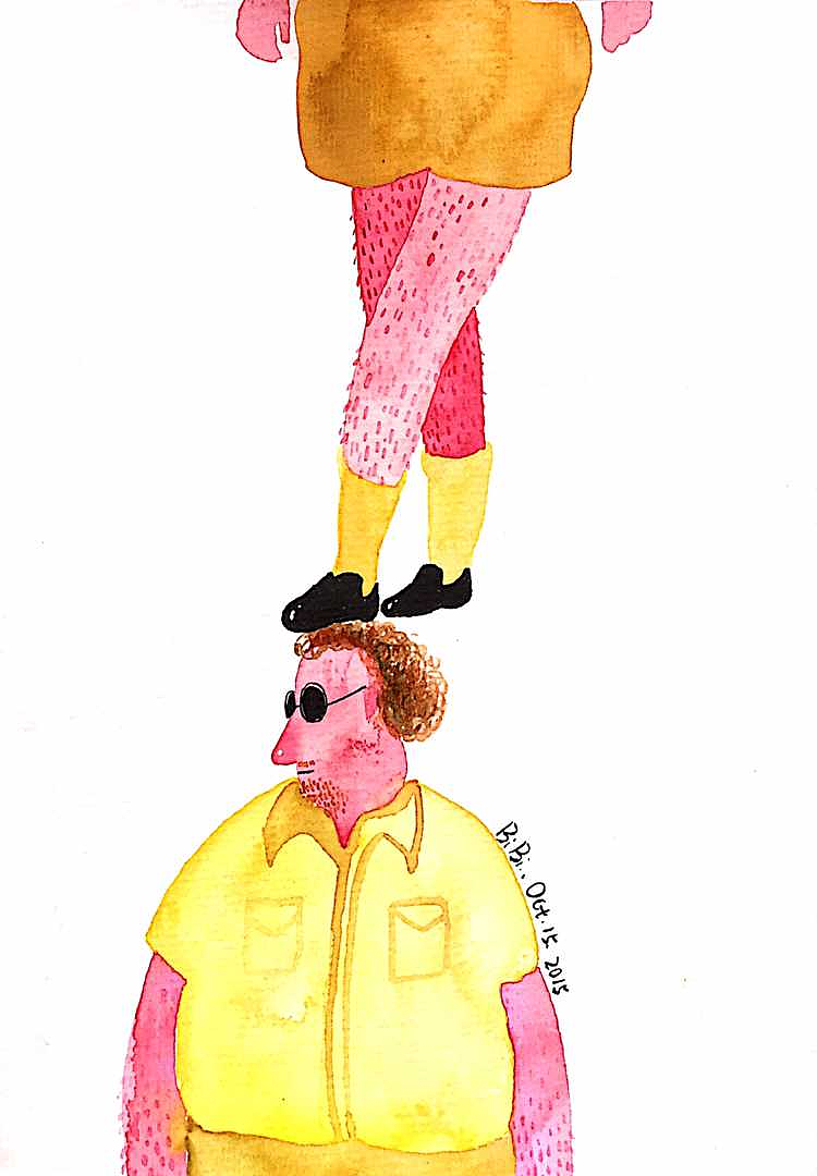 踩在自己头上了,大叔!