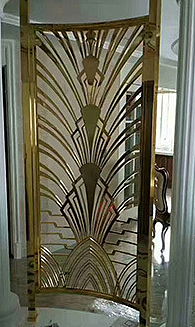 简约时尚小轻奢主义入户客厅装饰玄关隔断