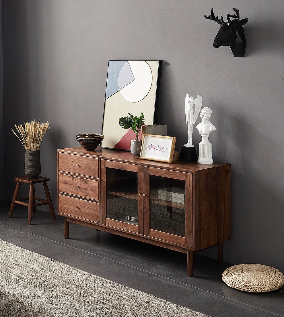 韶华·餐边柜 #黑胡桃木#