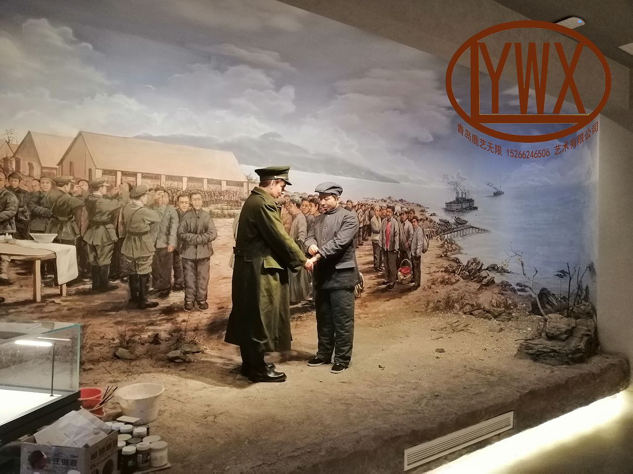 一战华工纪念馆造景创作