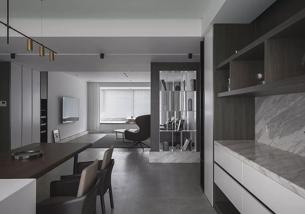 「Minimalism」极简风,隐形踢脚线,无吊顶,高级感