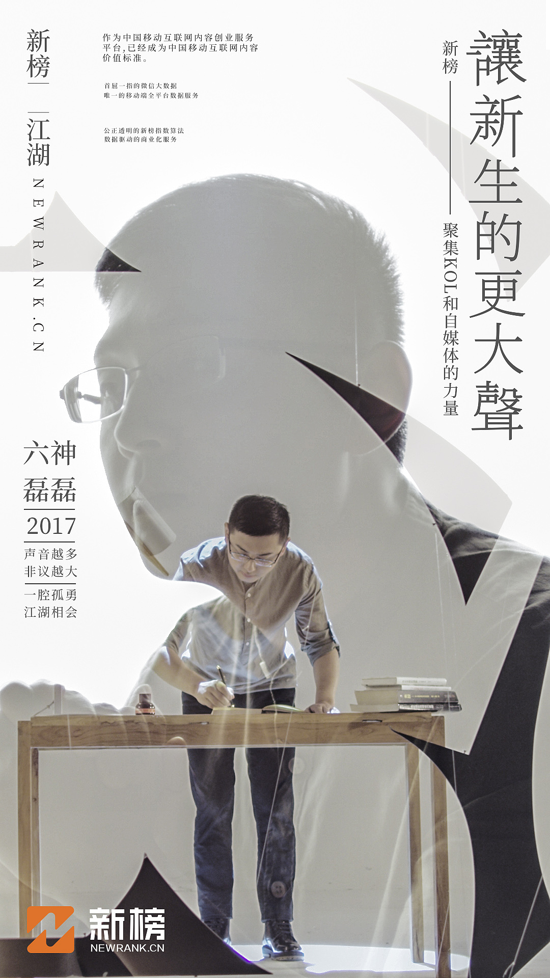 新榜商业海报——《新榜——内容创业服务平台》