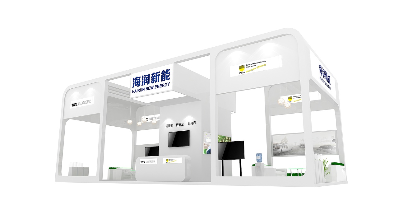海瑞新能、展台设计（图ZMTA1ODQzMDEy） - 展陈设计 - 站酷设计师MJ0115原创素材 - 站酷ZCOOL