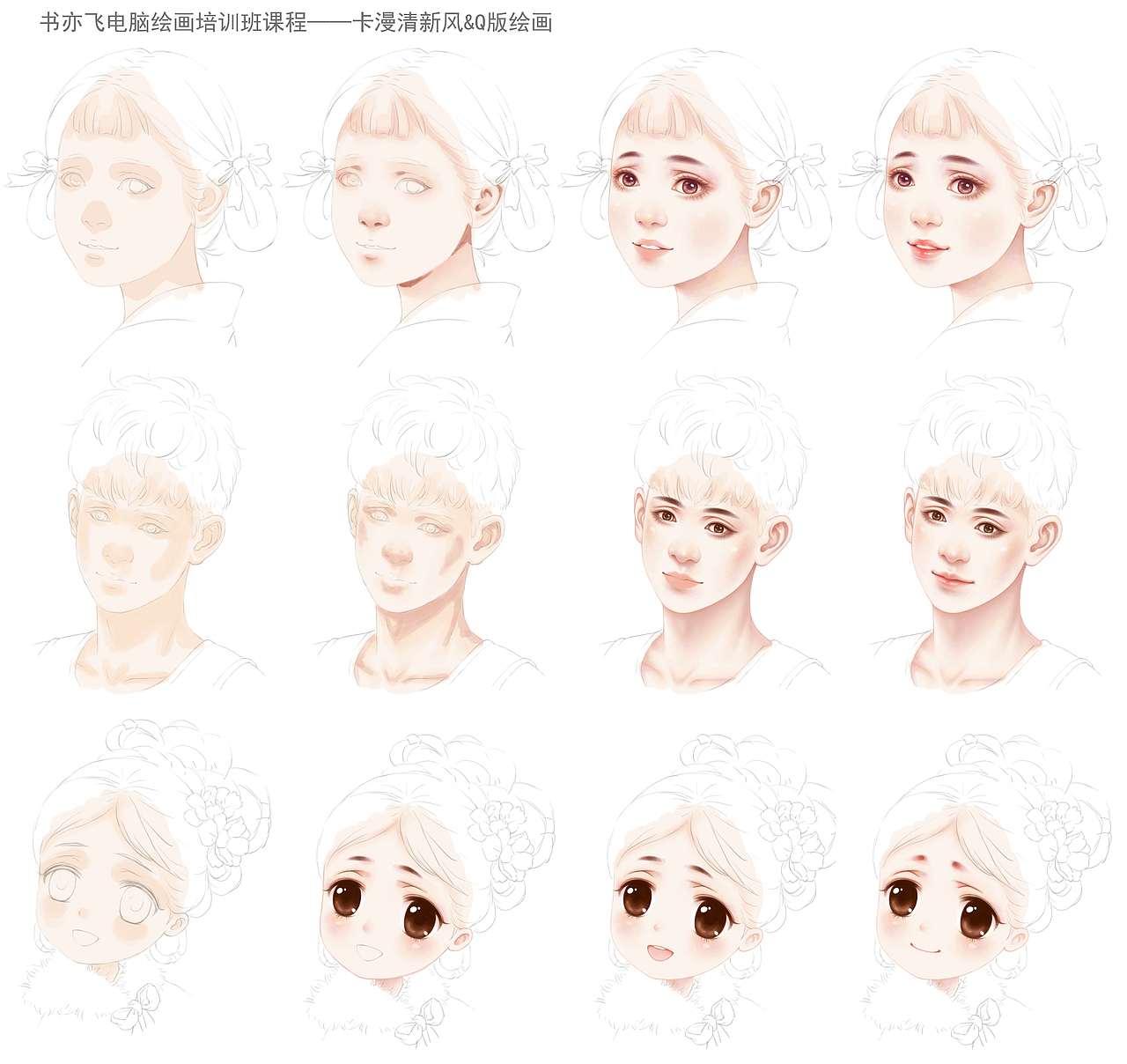 【书亦飞】书亦飞电脑插画培训班——绘画过程（图ZMTExMjE1ODEy） - 创作习作 - 站酷设计师书亦飞原创素材 - 站酷ZCOOL