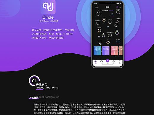 原创音乐社交APP视觉设计展示-Circle