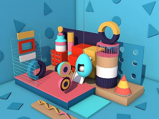 简单小场景（个人主页-ZMzAzNTcxODA=） - 场景 - 站酷设计师谦子原创素材 - 站酷ZCOOL