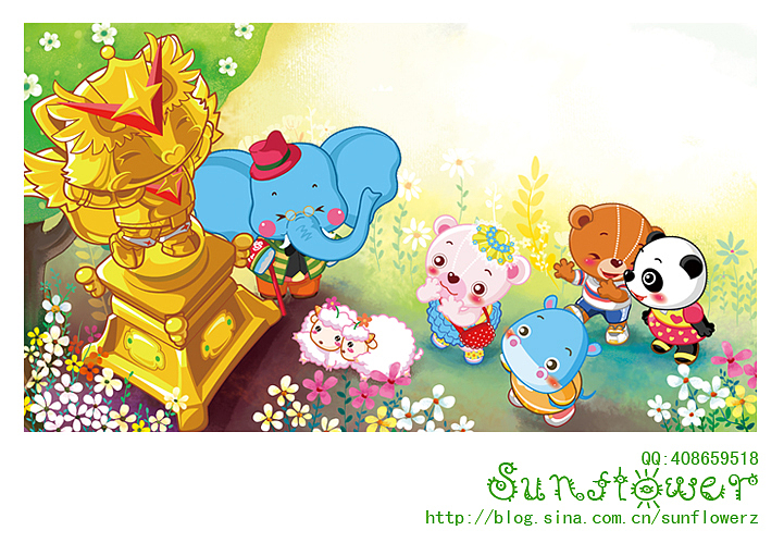 Growth儿童绘本（图ZNjQzMjA0） - 艺术插画 - 站酷设计师爱绘集原创素材 - 站酷ZCOOL