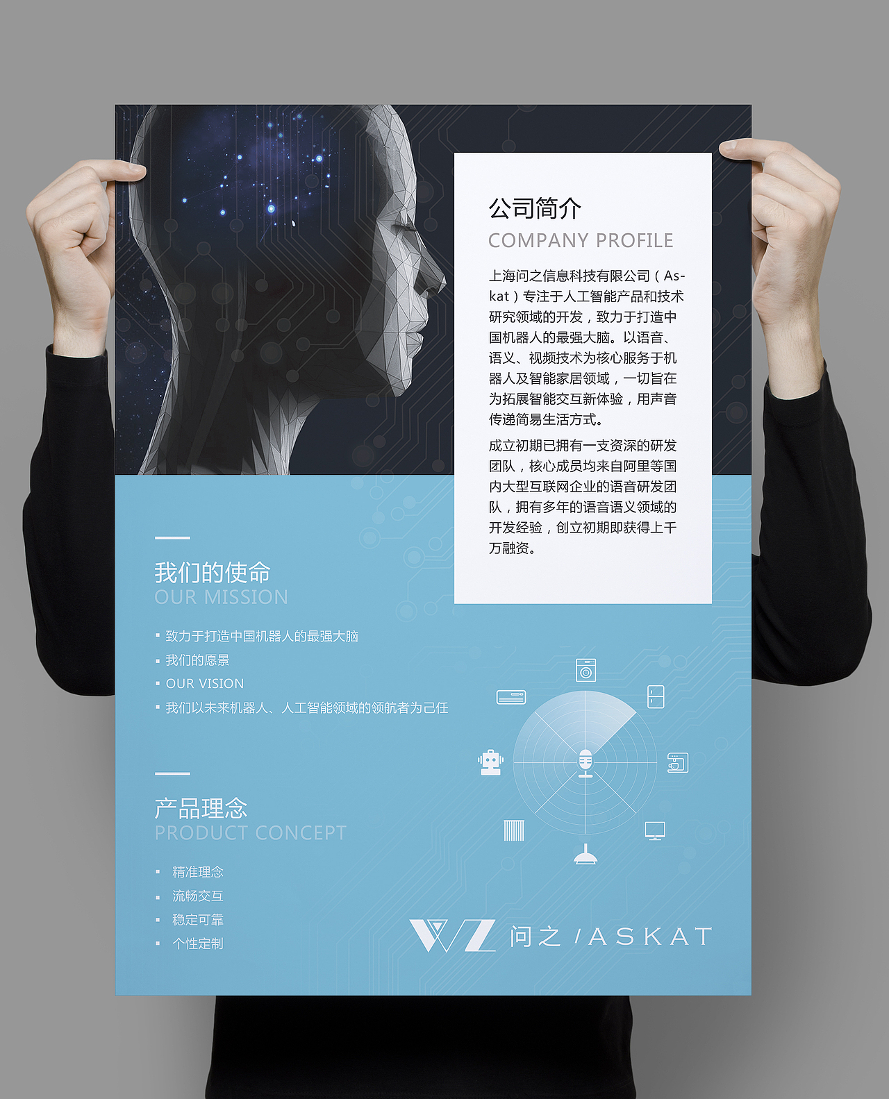 宣传海报单页展架