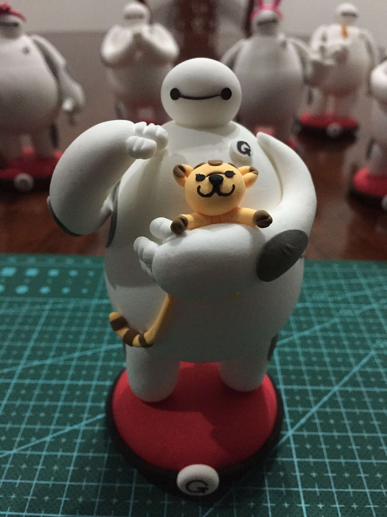 纸粘土，萌萌哒大白(●—●)（图ZMzEyNzExNTY=） - 手办/模玩 - 站酷设计师why兔原创素材 - 站酷ZCOOL