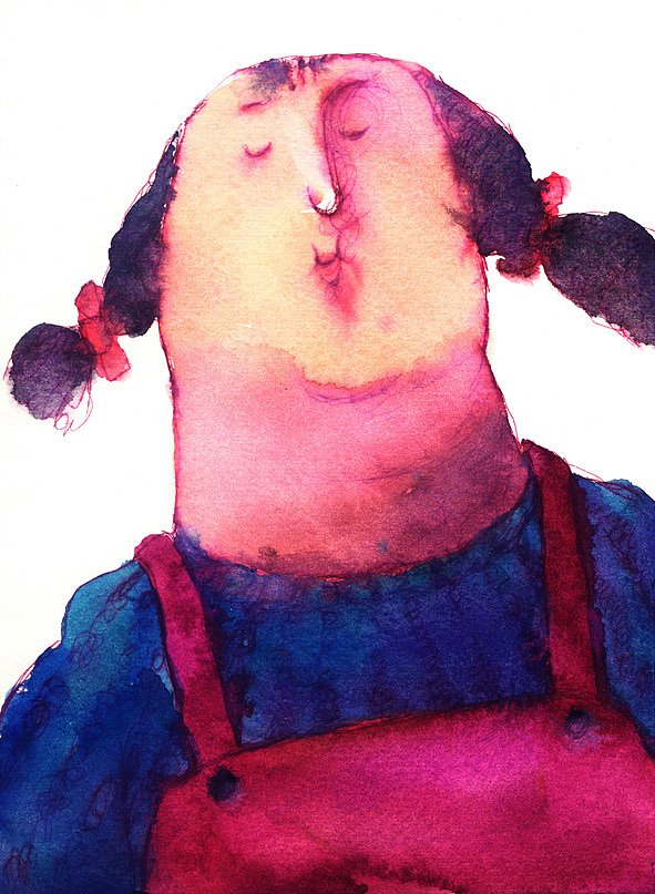 肥胖一族（一）（图ZMTM2MzQ2ODM2） - 新锐潮流插画 - 站酷设计师尹成伟的艺术故事原创素材 - 站酷ZCOOL