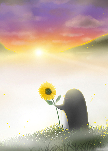 企鹅日记（图ZMzExMzAxNTY=） - 商业插画 - 站酷设计师qa294446229原创素材 - 站酷ZCOOL