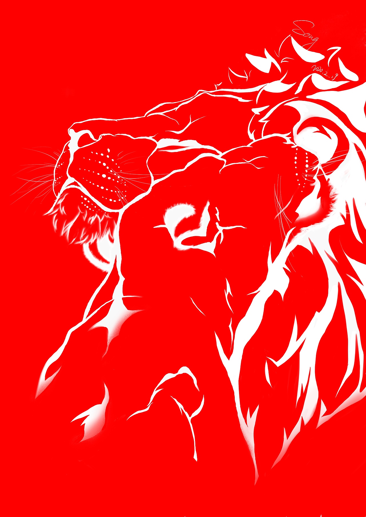 獅子（圖ZMTk2MzA3NTE2） - 商業(yè)插畫(huà) - 站酷設(shè)計(jì)師莫冬原創(chuàng)素材 - 站酷ZCOOL