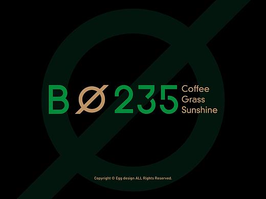 标志设计|绿植咖啡厅 B235 Cafe
